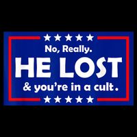 No Really He Lost & You're In A Cult 16 in Basic Backpack