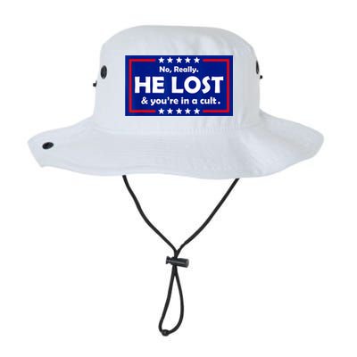 No Really He Lost & You're In A Cult Bucket Hat