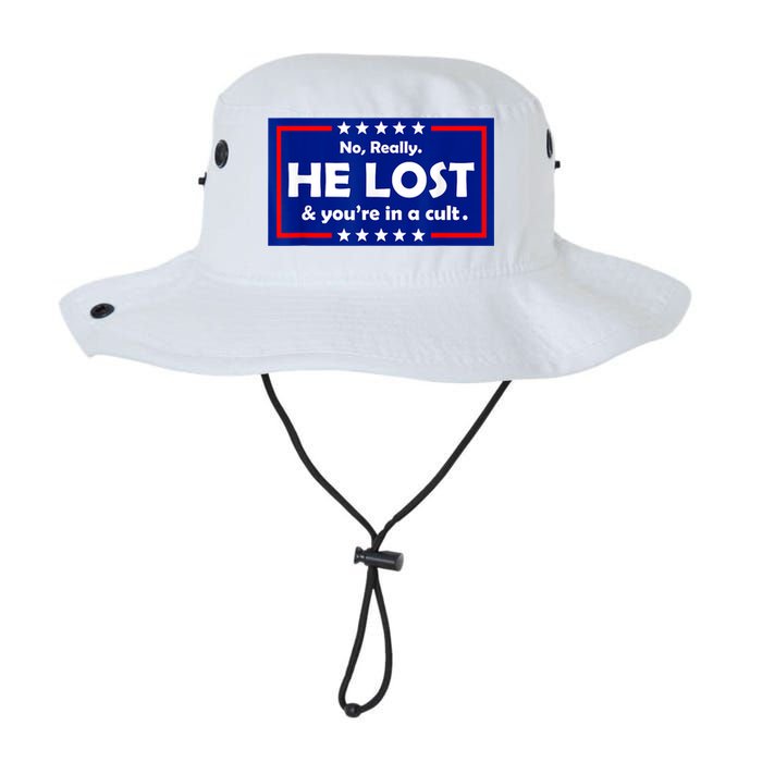 No Really He Lost & You're In A Cult Bucket Hat