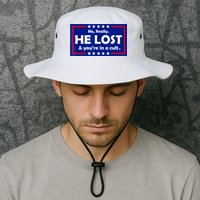No Really He Lost & You're In A Cult Bucket Hat