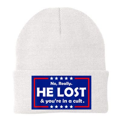 No Really He Lost & You're In A Cult Beanie