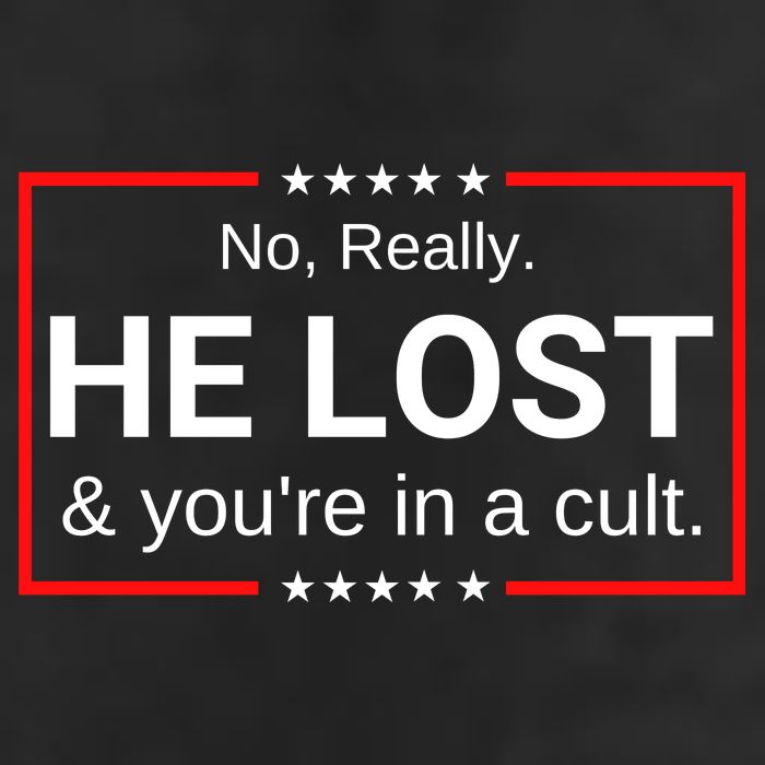 No Really He Lost & Youre In A Cult. Cool Comfort Performance Bucket Hat