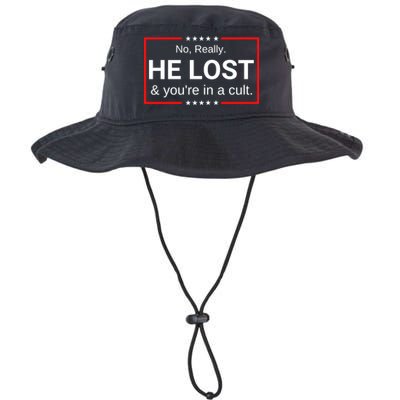 No Really He Lost & Youre In A Cult. Bucket Hat