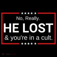 No Really He Lost & Youre In A Cult. 16 in Basic Backpack