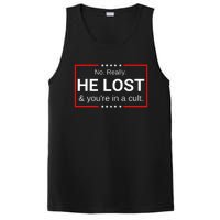 No Really He Lost & Youre In A Cult. PosiCharge Competitor Tank