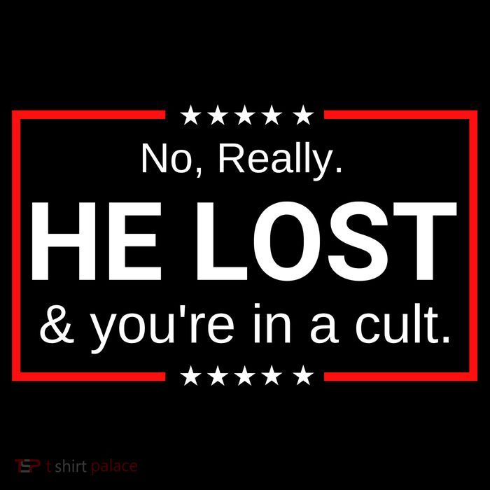 No Really He Lost & Youre In A Cult. Womens T-Shirt