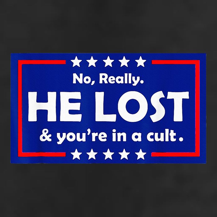 No Really He Lost & Youre In A Cult Golf Towel