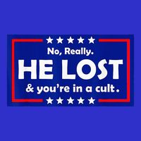 No Really He Lost & Youre In A Cult 16 in Basic Backpack
