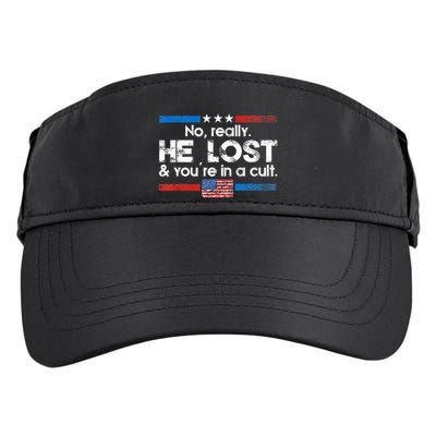 No Really He Lost And Youre In A Cult Adult Drive Performance Visor