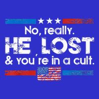 No Really He Lost And Youre In A Cult 16 in Basic Backpack