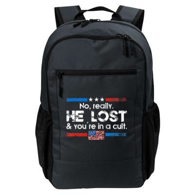 No Really He Lost And Youre In A Cult Daily Commute Backpack