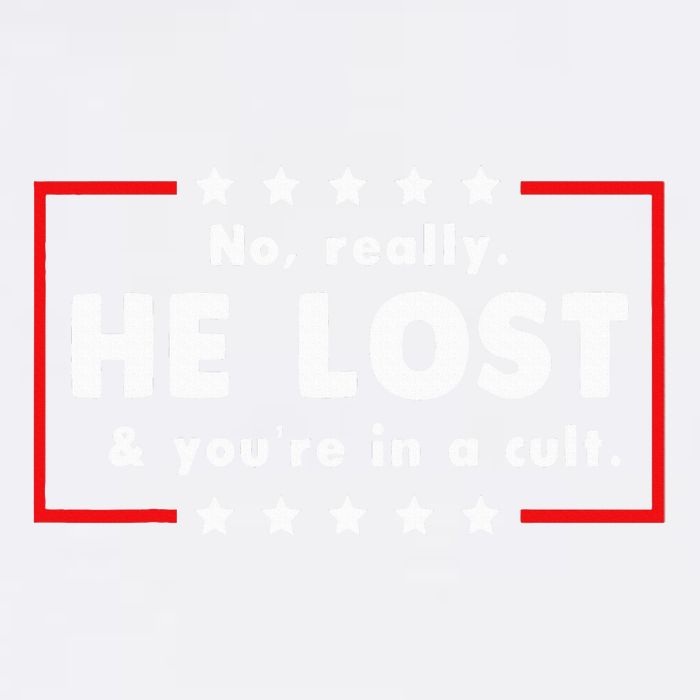 No Really He Lost & Youre In A Cult Mesh Reversible Basketball Jersey Tank