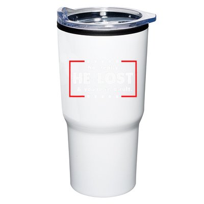 No Really He Lost & Youre In A Cult Tumbler