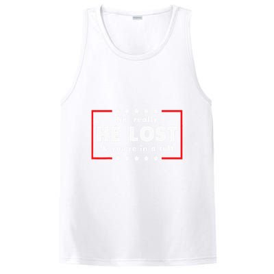 No Really He Lost & Youre In A Cult PosiCharge Competitor Tank