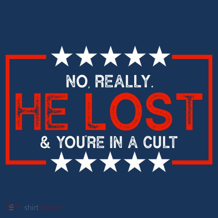 No Really He Lost & You're In A Cult Apparel Short Acrylic Beanie