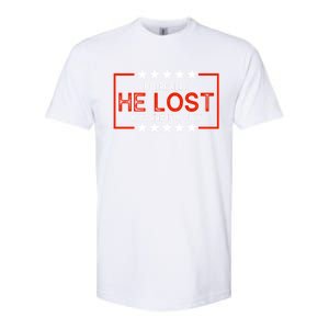 No Really He Lost & You're In A Cult Apparel Softstyle CVC T-Shirt