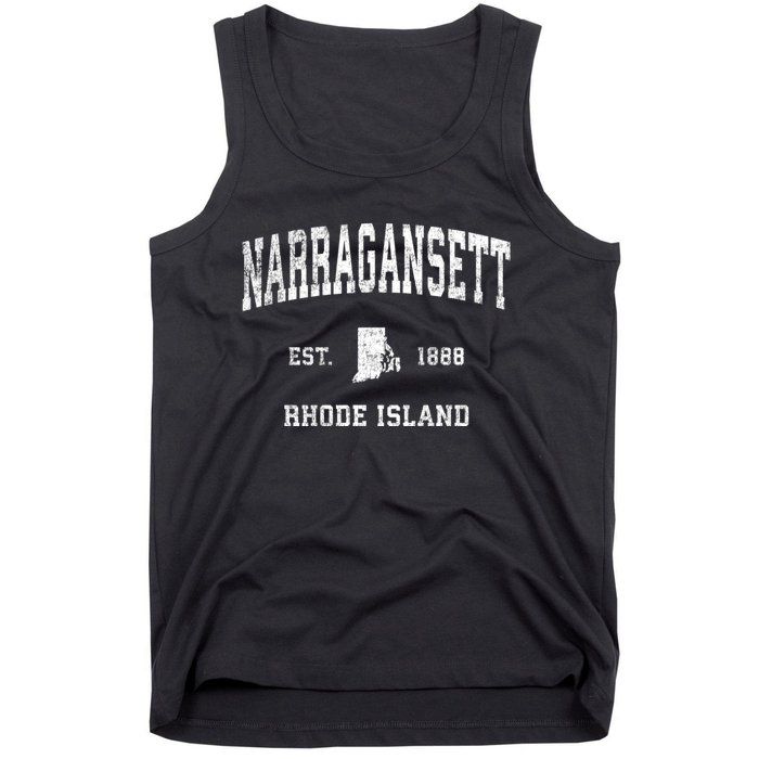 Narragansett Rhode Island Ri Vintage Sports Tank Top