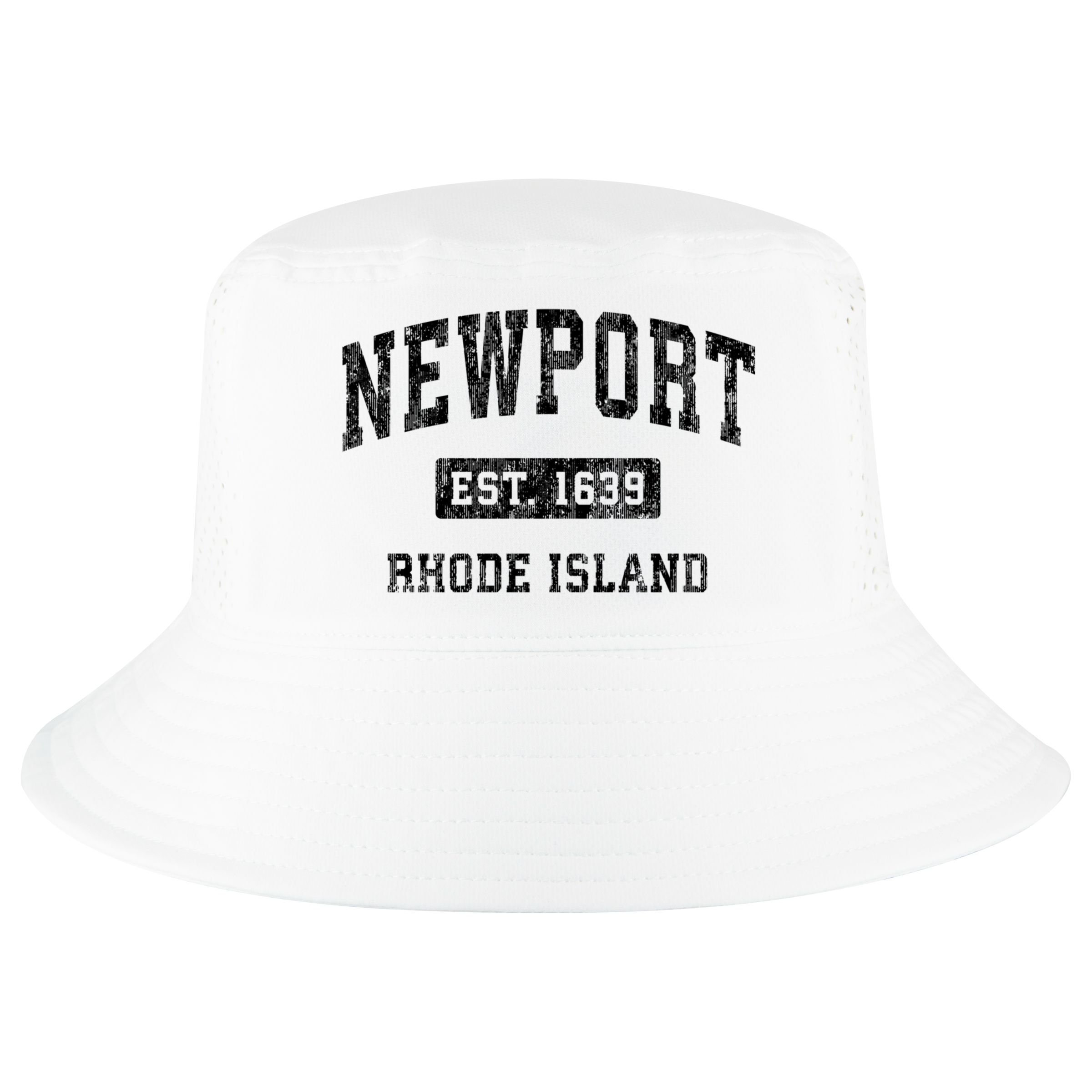 Newport Rhode Island Ri Vintage Established Sports Design Cool Comfort Performance Bucket Hat