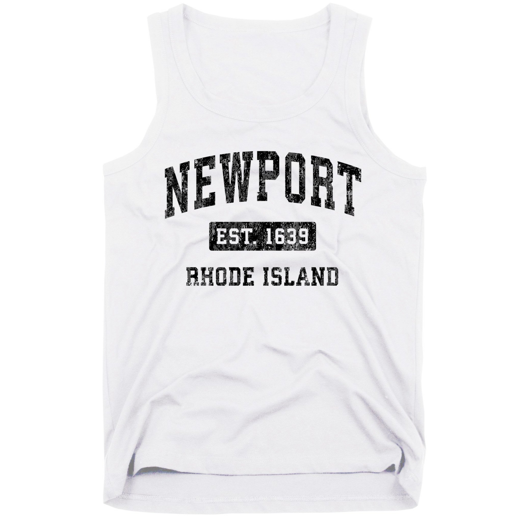 Newport Rhode Island Ri Vintage Established Sports Design Tank Top