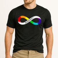 Neurodiversity Rainbow Infinity Symbol Cooling Performance Crew T-Shirt