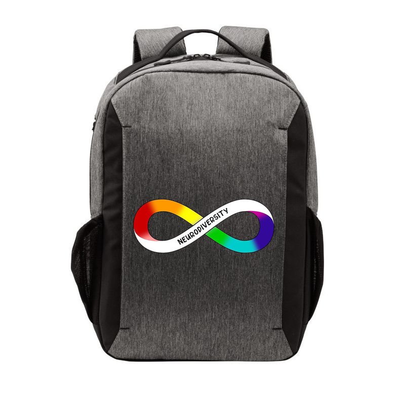 Neurodiversity Rainbow Infinity Symbol Vector Backpack