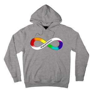 Neurodiversity Rainbow Infinity Symbol Hoodie