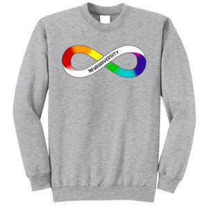 Neurodiversity Rainbow Infinity Symbol Sweatshirt