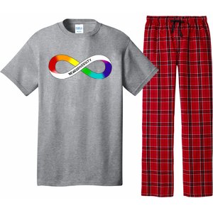 Neurodiversity Rainbow Infinity Symbol Pajama Set