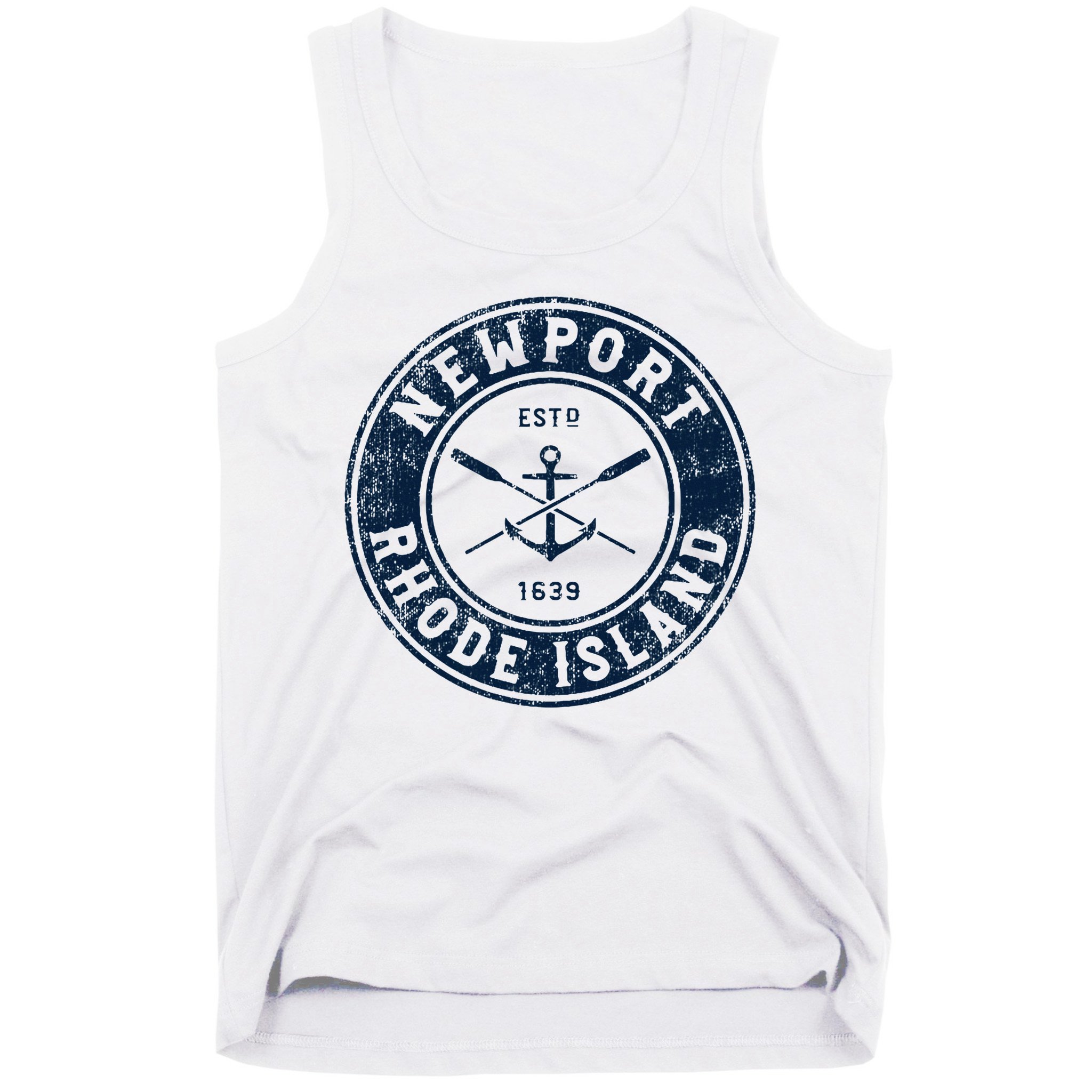 Newport Rhode Island Ri Vintage Boat Anchor Tank Top