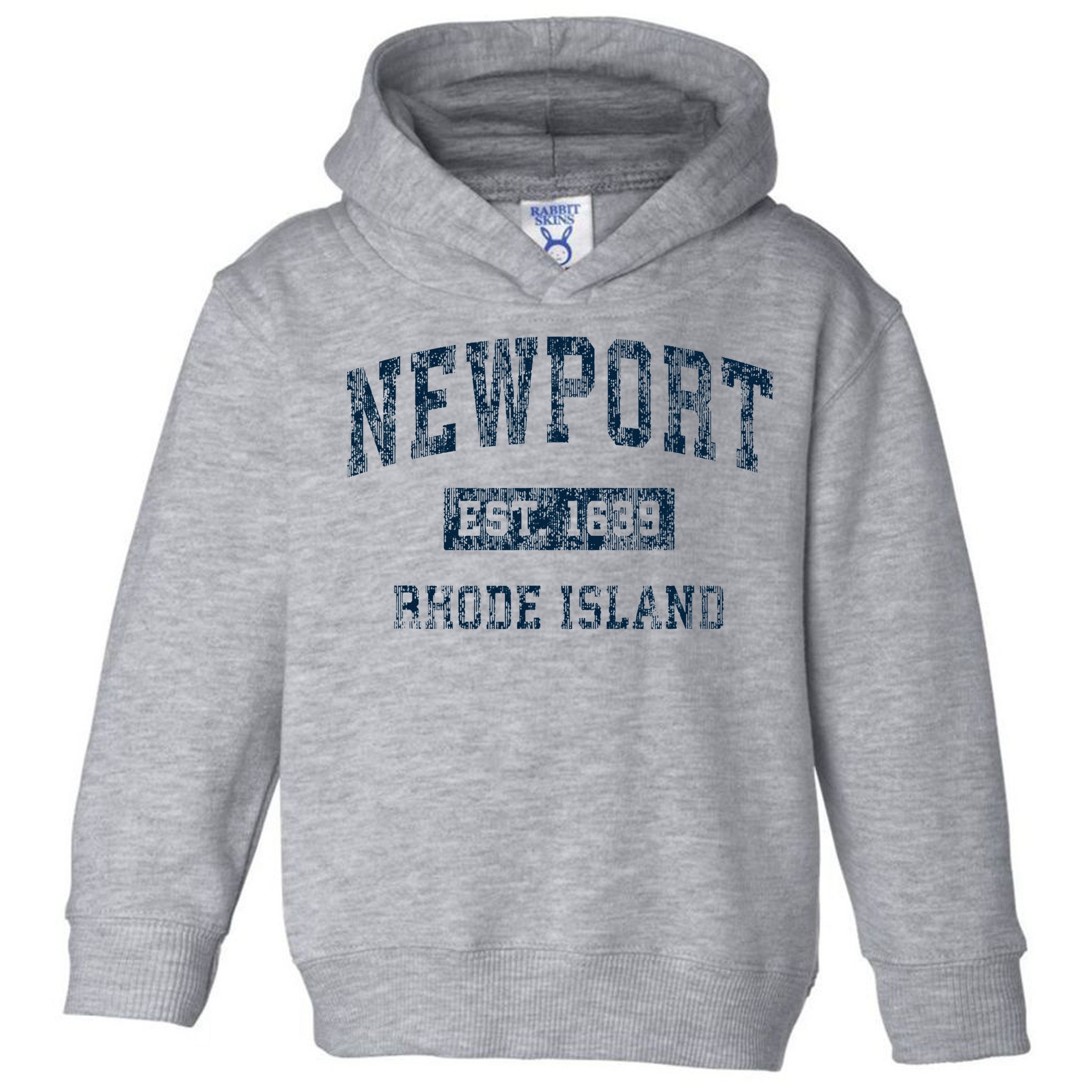 Newport Rhode Island Ri Vintage Sports Toddler Hoodie