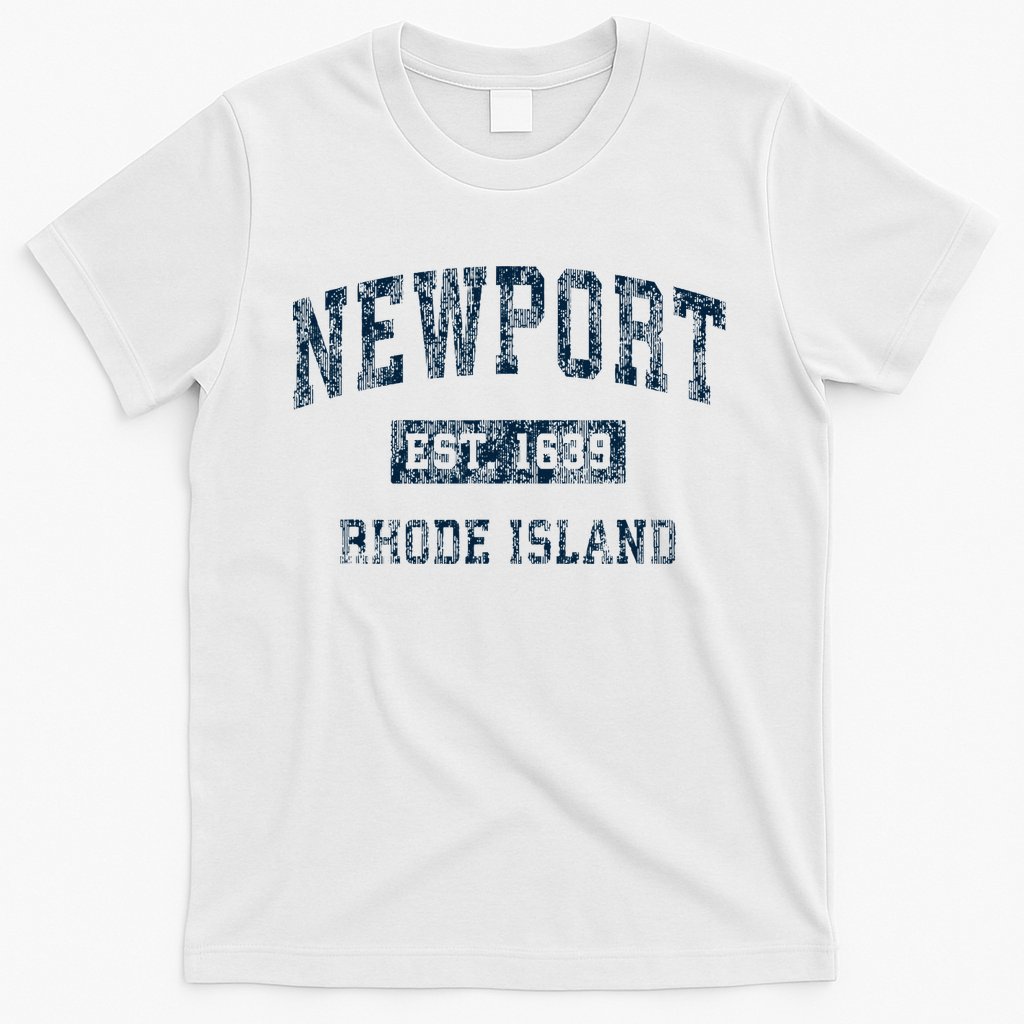 Newport Rhode Island Ri Vintage Sports T-Shirt