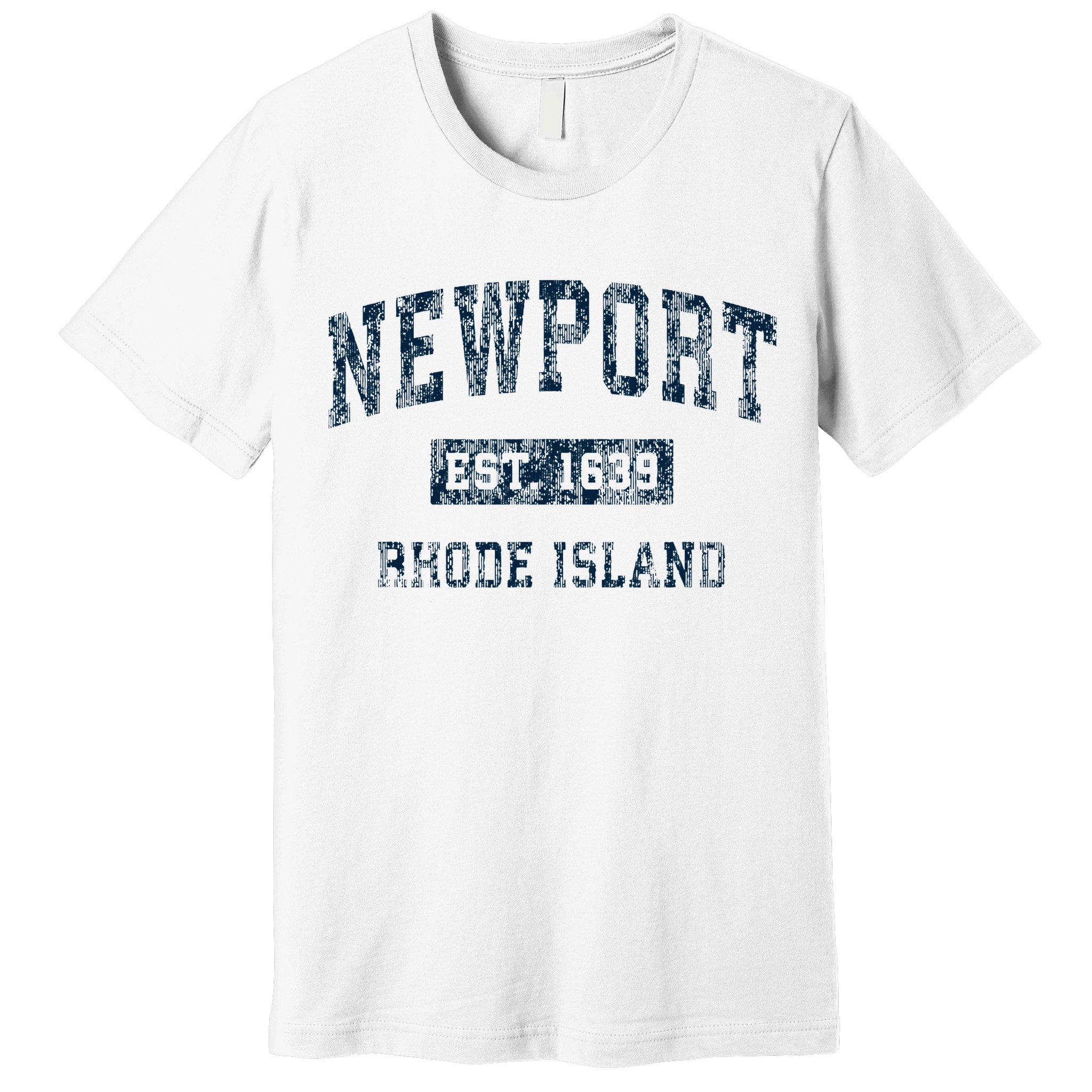Newport Rhode Island Ri Vintage Sports Premium T-Shirt