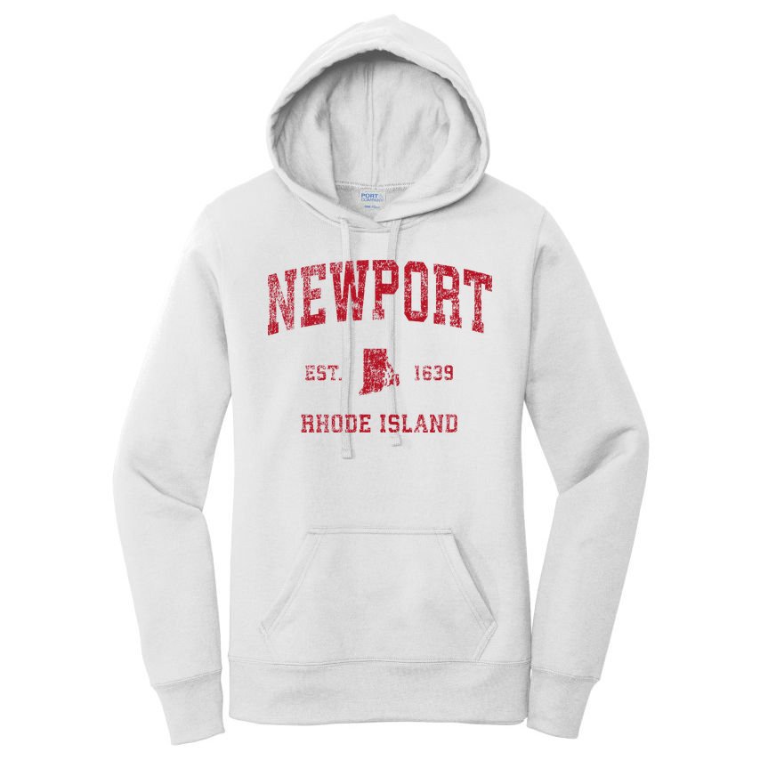 Newport Rhode Island Ri Vintage Sports Women's Pullover Hoodie