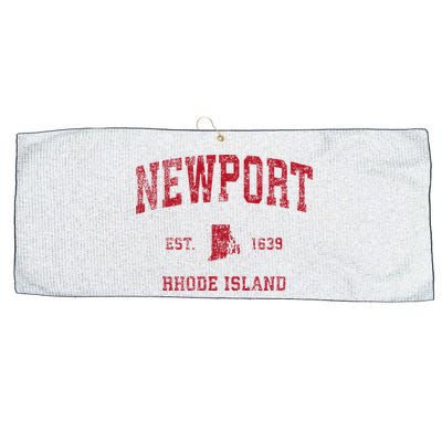 Newport Rhode Island Ri Vintage Sports Large Microfiber Waffle Golf Towel