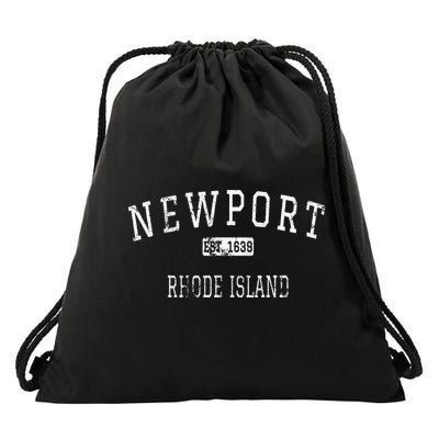 Newport Rhode Island RI Vintage Drawstring Bag