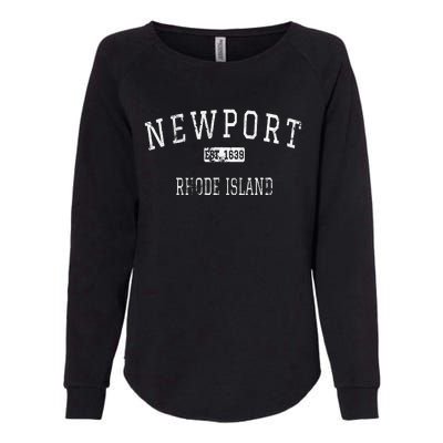 Newport Rhode Island RI Vintage Womens California Wash Sweatshirt