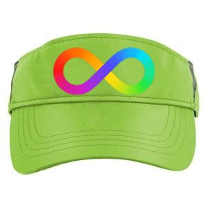 Neurodiversity Rainbow Infinity Autism Adult Drive Performance Visor