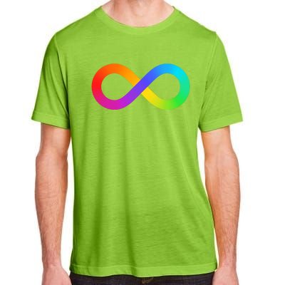 Neurodiversity Rainbow Infinity Autism Adult ChromaSoft Performance T-Shirt