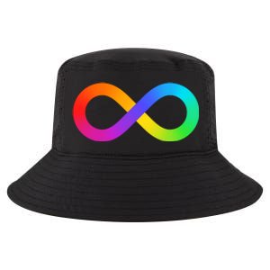 Neurodiversity Rainbow Infinity Autism Cool Comfort Performance Bucket Hat