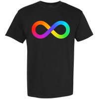 Neurodiversity Rainbow Infinity Autism Garment-Dyed Heavyweight T-Shirt