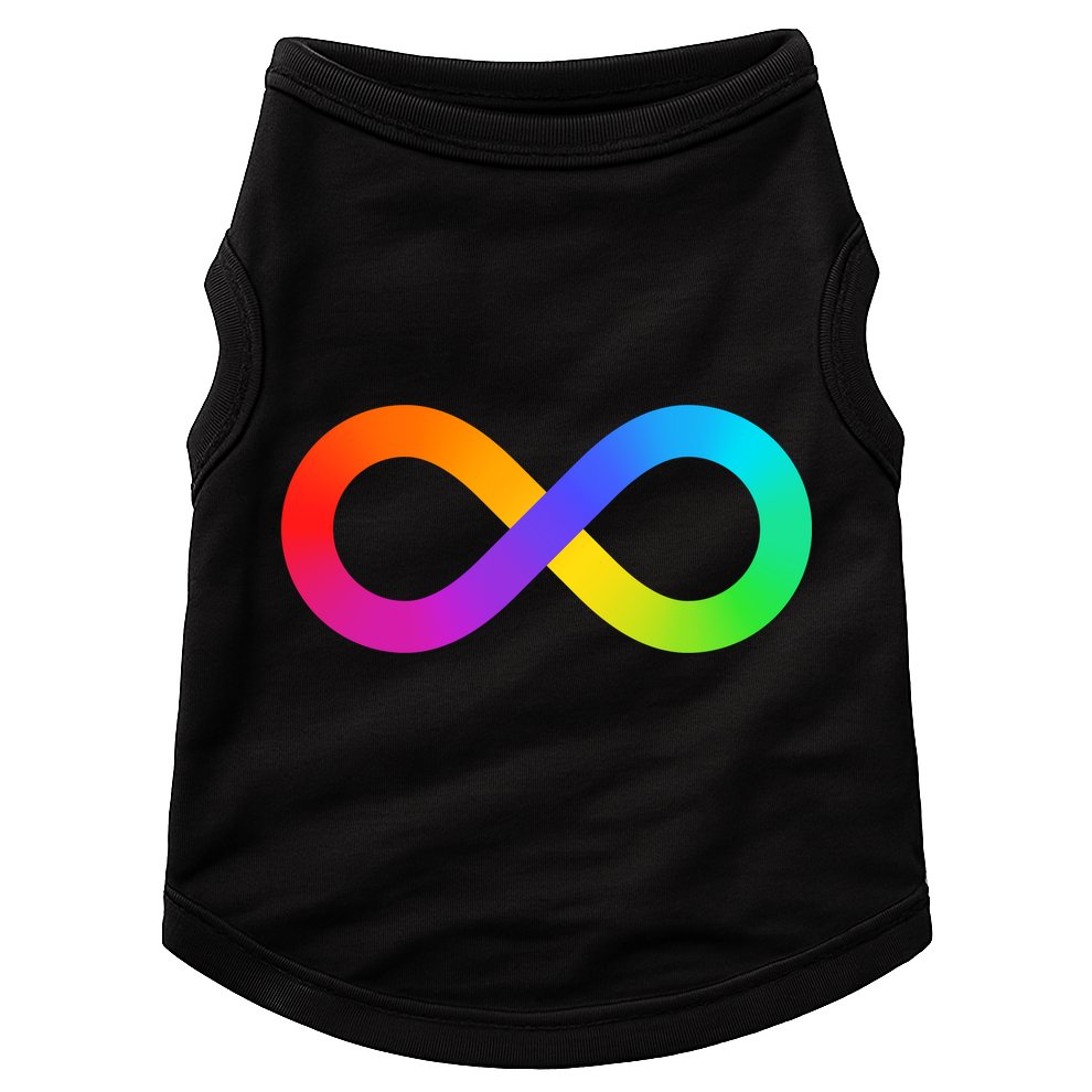 Neurodiversity Rainbow Infinity Autism Doggie Tank