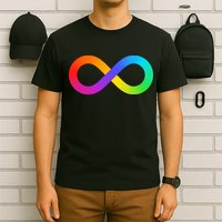 Neurodiversity Rainbow Infinity Autism T-Shirt