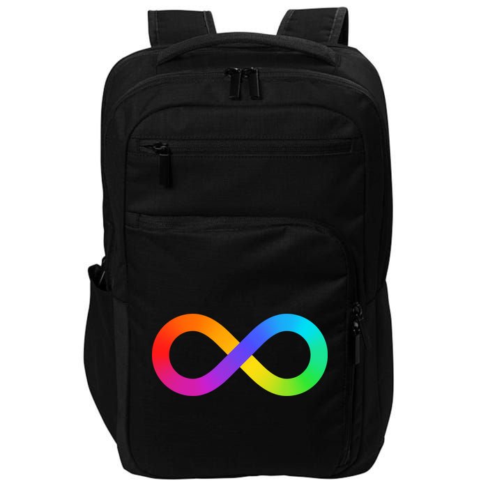 Neurodiversity Rainbow Infinity Autism Impact Tech Backpack