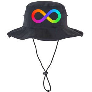 Neurodiversity Rainbow Infinity Autism Legacy Cool Fit Booney Bucket Hat