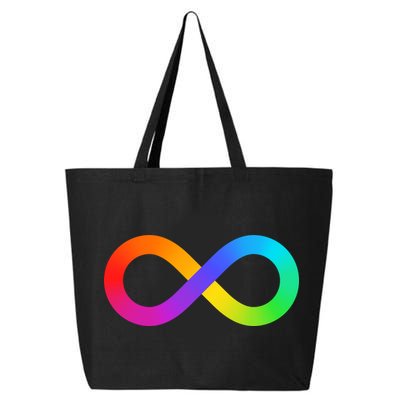 Neurodiversity Rainbow Infinity Autism 25L Jumbo Tote