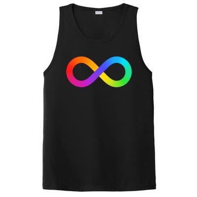 Neurodiversity Rainbow Infinity Autism PosiCharge Competitor Tank