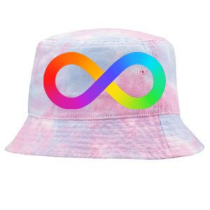 Neurodiversity Rainbow Infinity Autism Tie-Dyed Bucket Hat