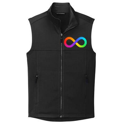 Neurodiversity Rainbow Infinity Autism Collective Smooth Fleece Vest