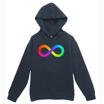 Neurodiversity Rainbow Infinity Autism Urban Pullover Hoodie