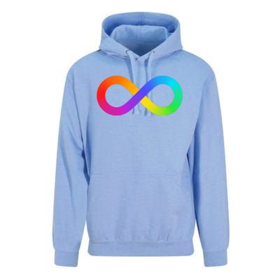 Neurodiversity Rainbow Infinity Autism Unisex Surf Hoodie